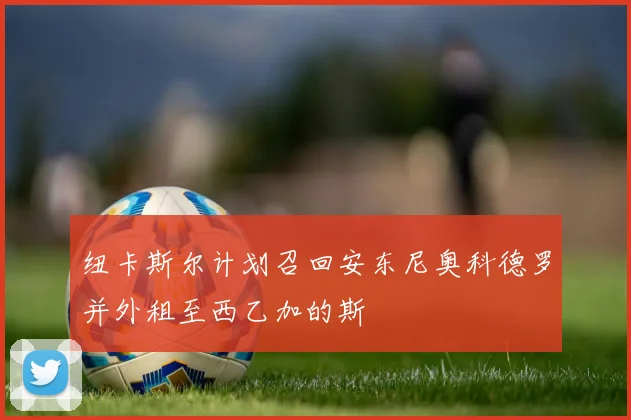 纽卡斯尔计划召回安东尼奥科德罗并外租至西乙加的斯